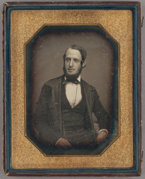 Unknown, [Portrait of a Seated Man with Chin Beard]