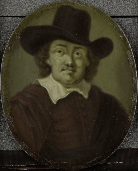 Arnoud van Halen, Portrait of Jeremias de Decker, Poet in Amsterdam