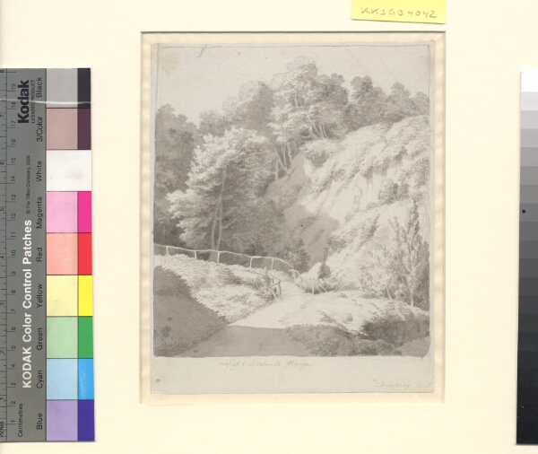 C.W. Eckersberg, Udsigt i Liselunds have