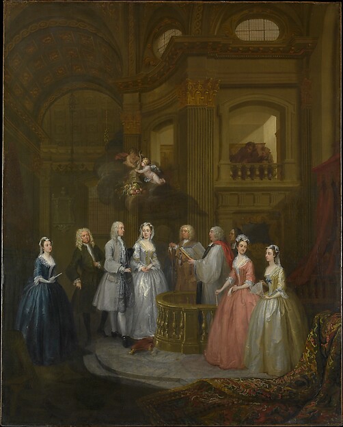William Hogarth, The Wedding of Stephen Beckingham and Mary Cox
