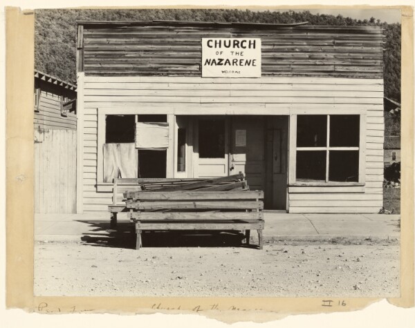 Walker Evans, Church of the Nazarene, Tennessee