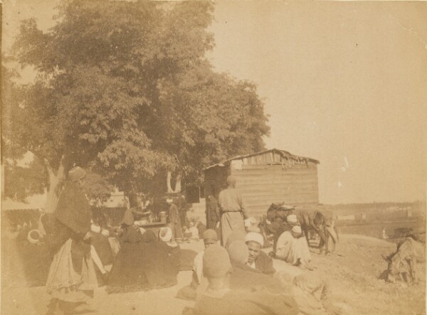 Unknown, [People gathered outdoors]