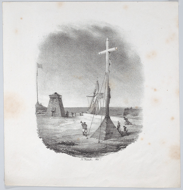 Horace Vernet, The Cross of the Sailors–Dieppe