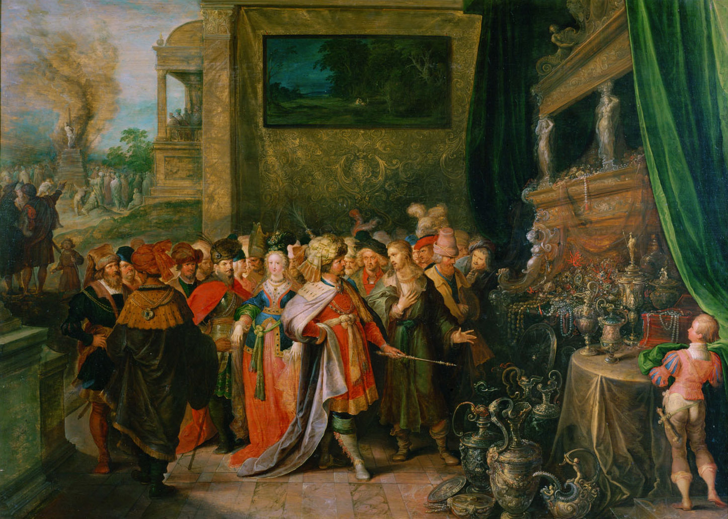 Frans Francken the Younger, Croesus displays his treasures to Solon
