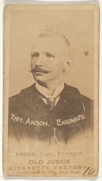 Goodwin & Company, Anson, Captain, Chicago, from the Old Judge series (N172) for Old Judge Cigarettes