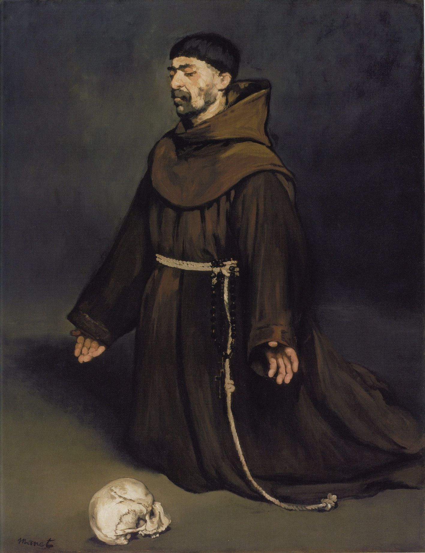 Édouard Manet, Monk in Prayer