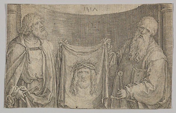 Lucas van Leyden, Sts. Peter and Paul With the Vernicle