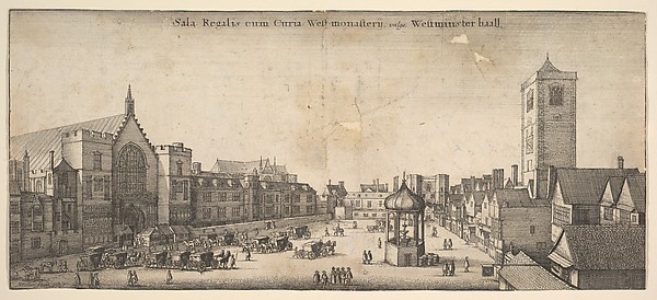 Wenceslaus Hollar, Sala Regalis cum Curia West-monasterÿ, vulgo Westminster haal (Westminster Hall)