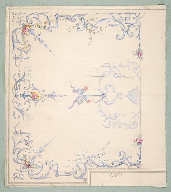 Jules-Edmond-Charles Lachaise, Design for a ceiling