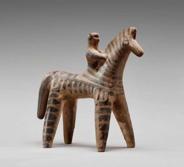 Unknown, Statuette of a Horse and Rider