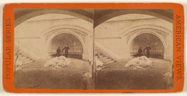 Edward and Henry T. Anthony & Co., Central Park, New York. [Alcove of] The Marble Arch.