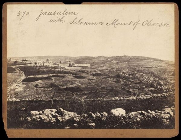 Francis Frith, Jerusalem with Siloam & Mount of Olives etc.