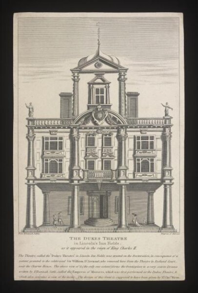 unknown, The Dukes Theatre in Lincoln's Inn Fields