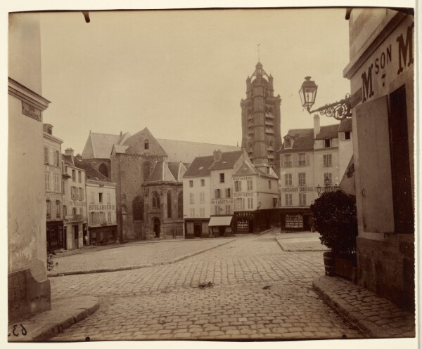 Eugène Atget, Pontoise, Place du Grand Martroy