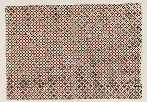 Anonymous, Sheet with overall geometric pattern