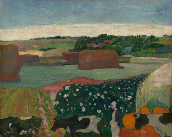 Paul Gauguin, Haystacks in Brittany