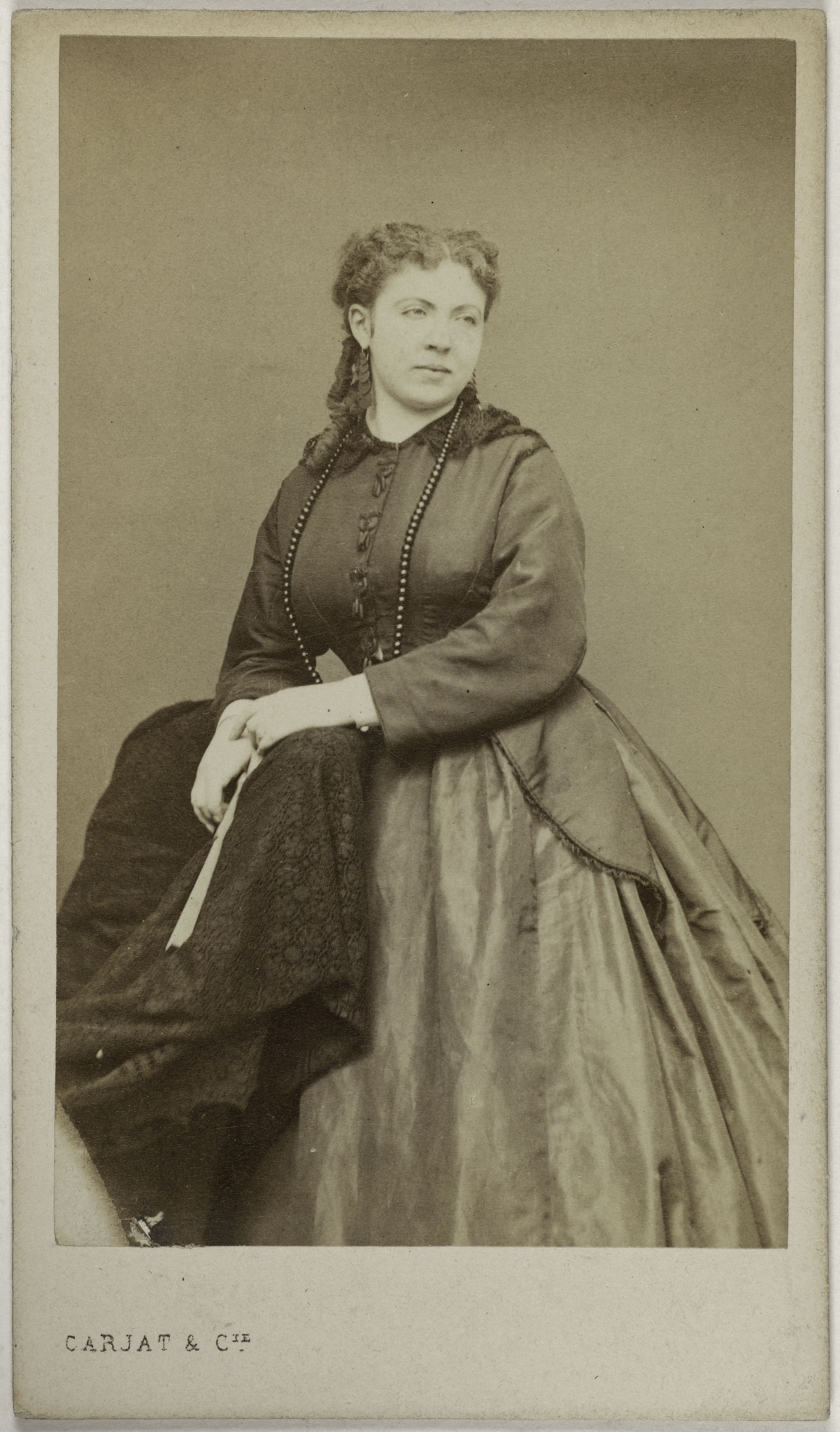 Carjat & Cie, Portrait de Danièle (chanteuse lyrique à l'Opéra comique en 1869)