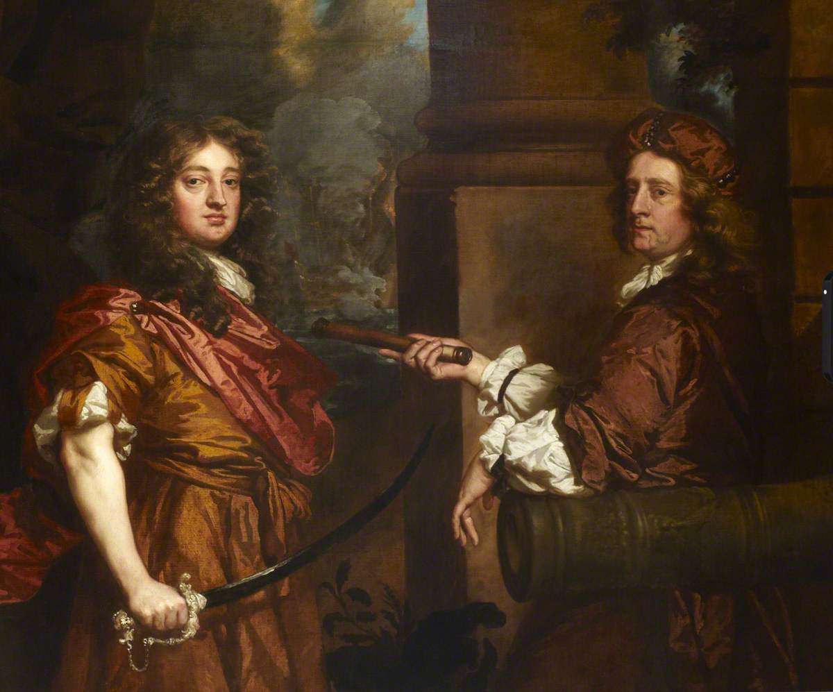 Peter Lely, Sir Frescheville Holles, 1642-72, and Sir Robert Holmes, c. 1622-92