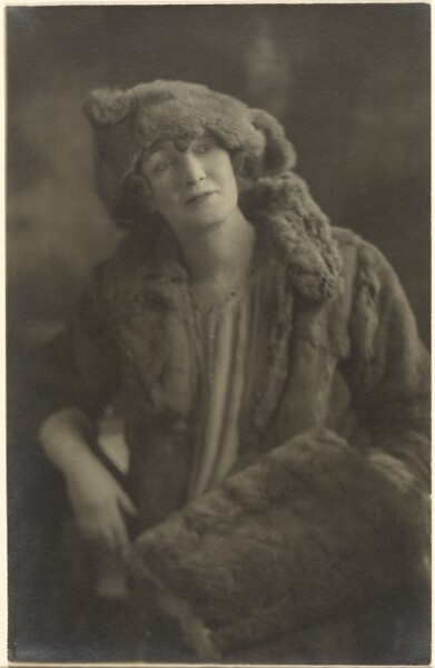 Louis Fleckenstein, [Portrait of a Woman in Furs]