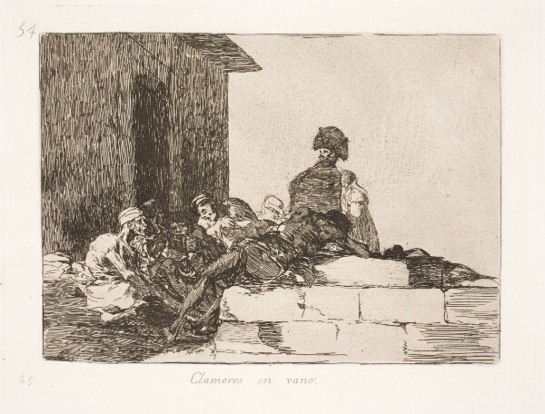 Francisco de Goya, Forgæves Klage (54)