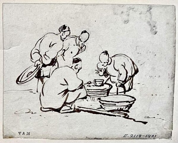 George Chinnery, A group of four Chinese figures