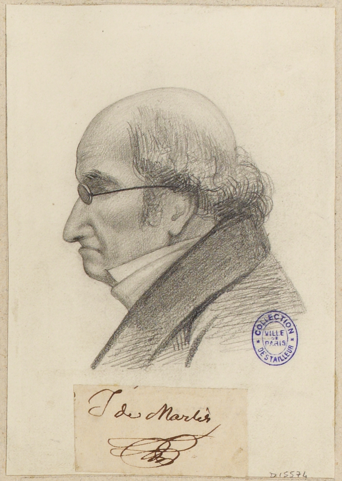 Anonyme, Portrait de J. de Marles