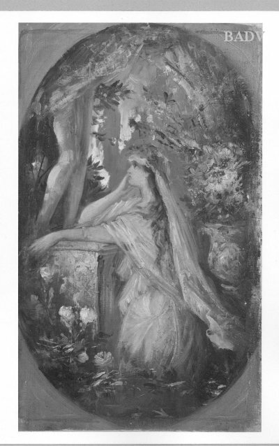 Hans Makart, Girl kneeling in front of a altar