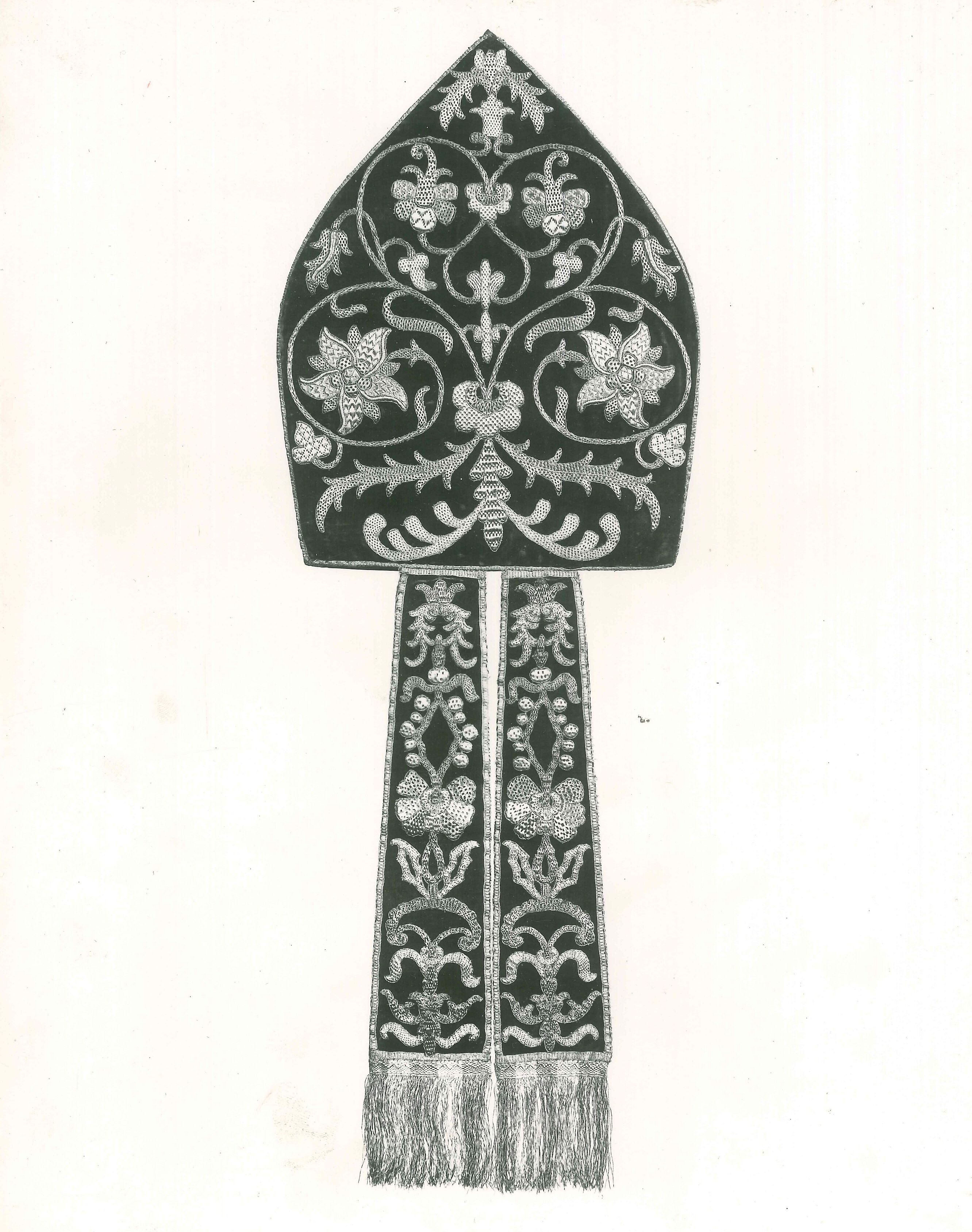 Vladimir Tkalčić, Zagreb - Zagrebačka katedrala - Mitra biskupa Seliščevića (1694.-1703.)