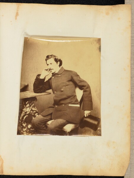 Jakob Höflinger, [Portrait of a man at a table]