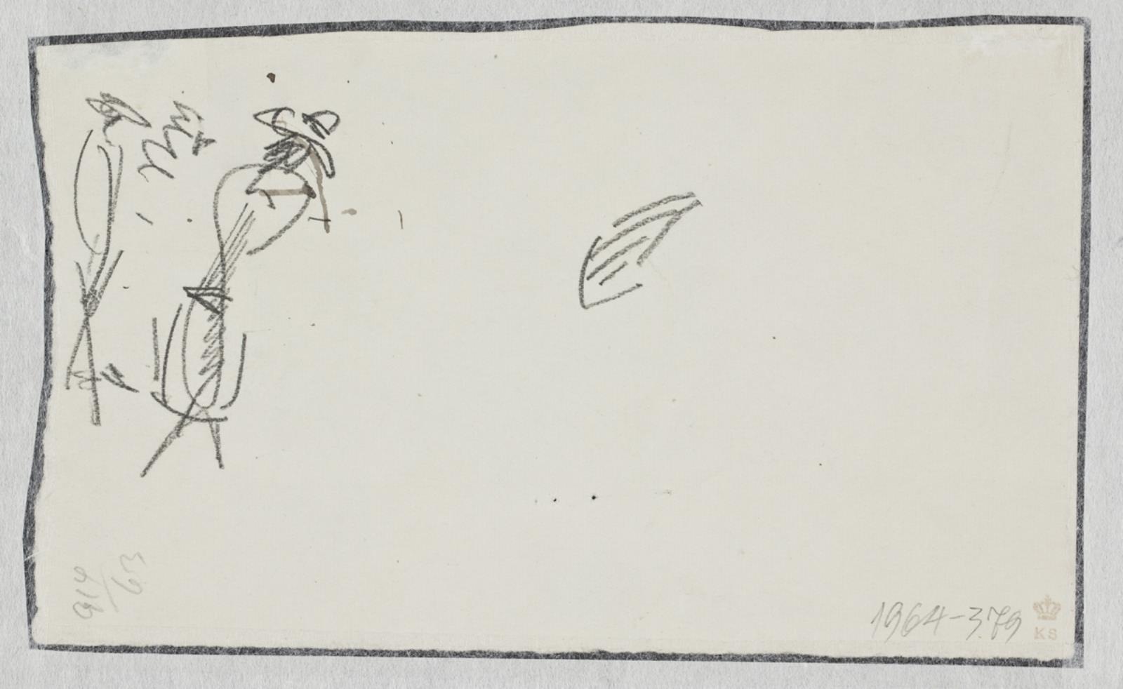 Edvard Weie, To stående figurer