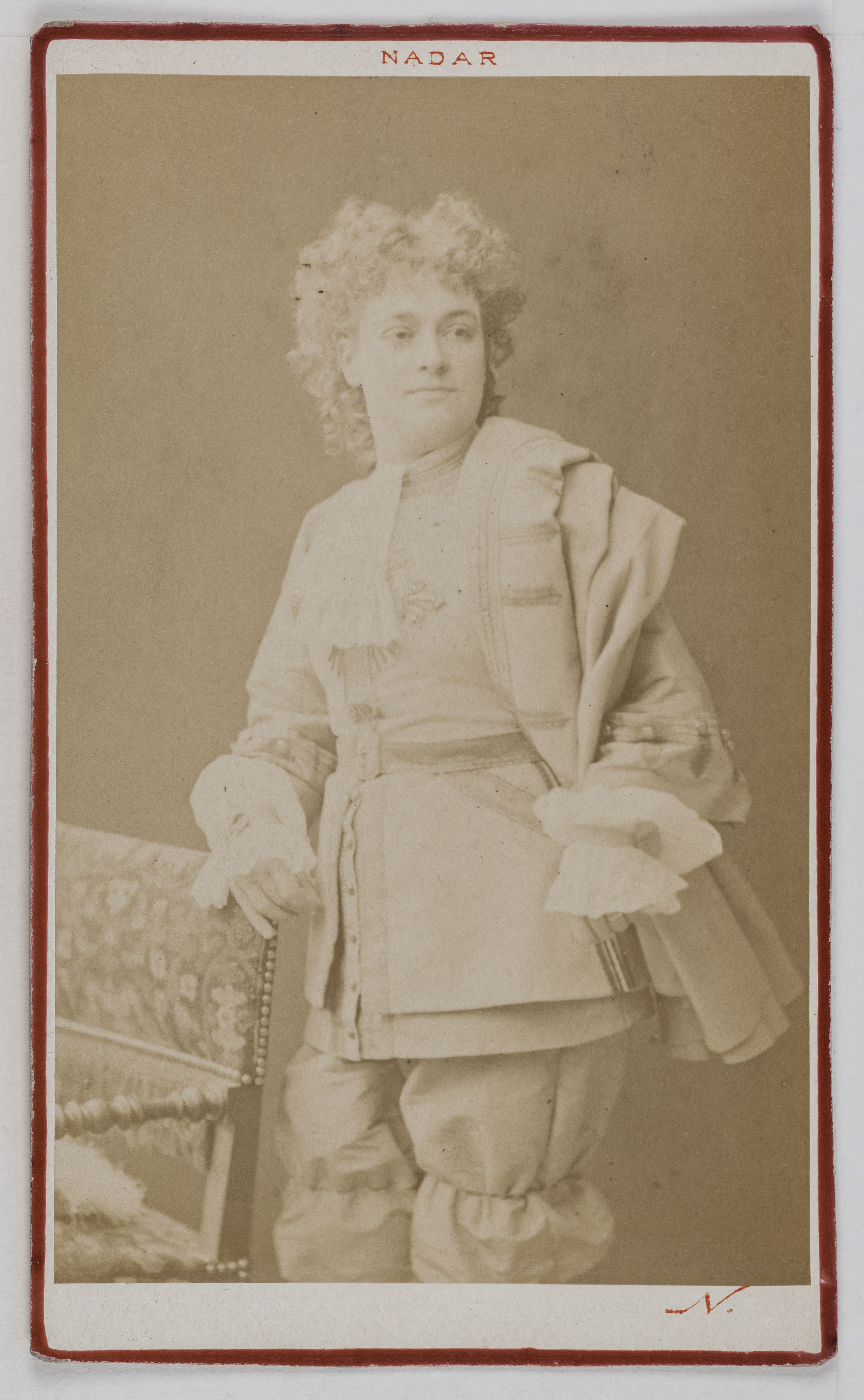 Atelier Nadar, Portrait de Céline Anna Vanghel ou Van Ghell (18..-19..), mezzo-soprano hollandaise entre 1869 et 1879.