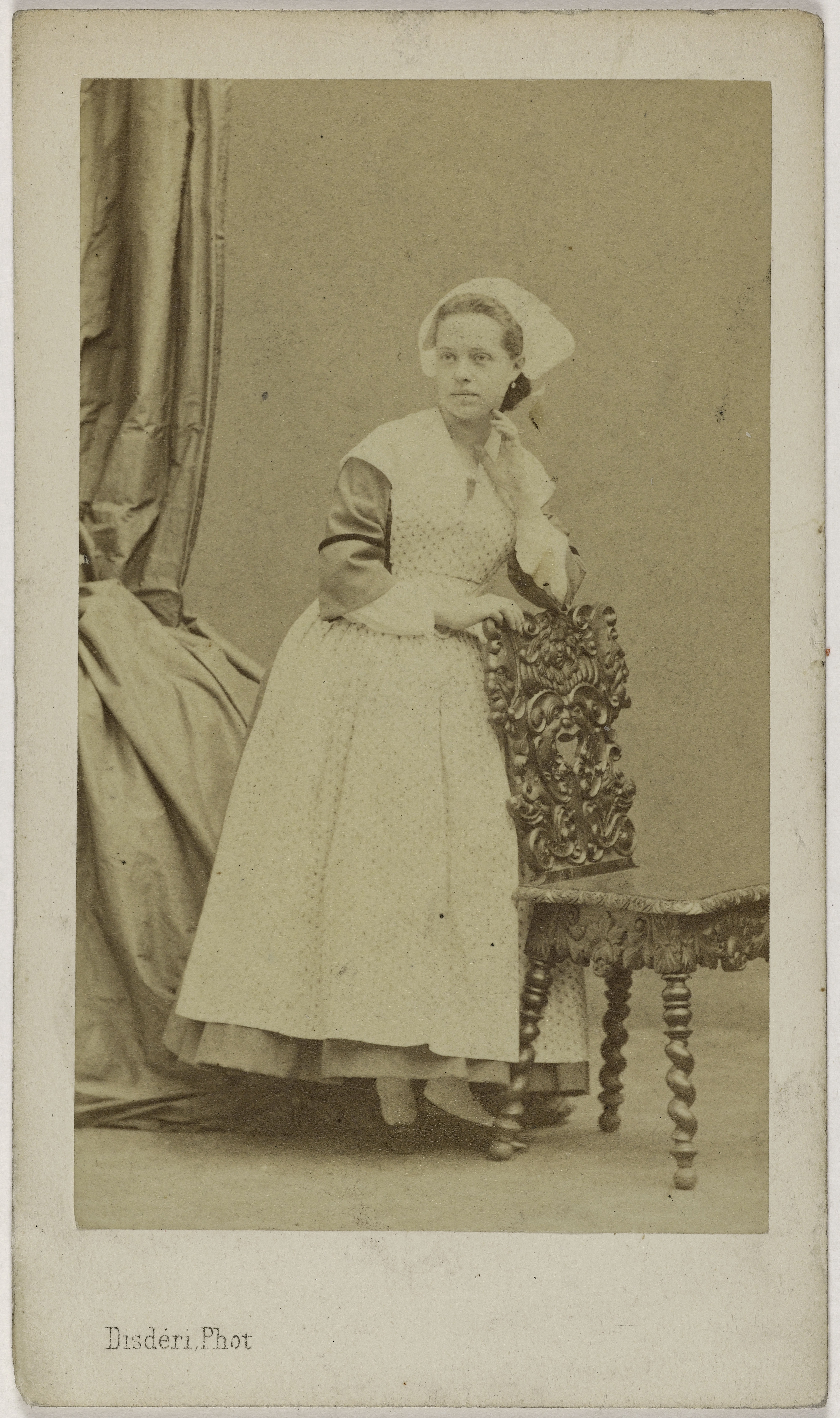 André-Adolphe-Eugène Disdéri, Portrait de Marie Delaporte, 1838-, actrice