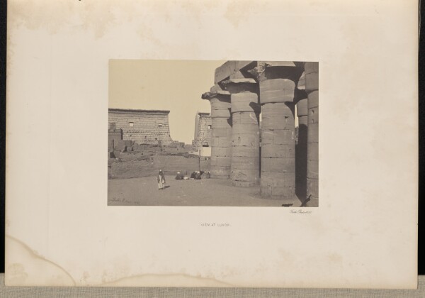 Francis Frith, View at Luxor