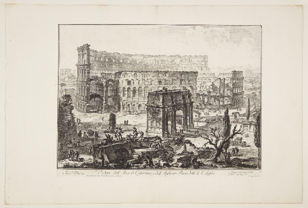 Giovanni Battista Piranesi, Constantin's triumfbue og Colosseum