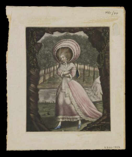 Unknown, Miss Calash in Contemplation