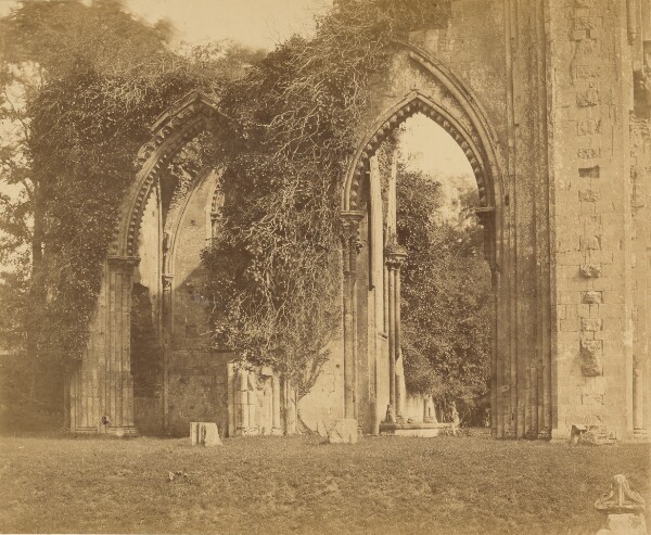 Roger Fenton, Glastonbury Abbey, Arches of the North Aisle