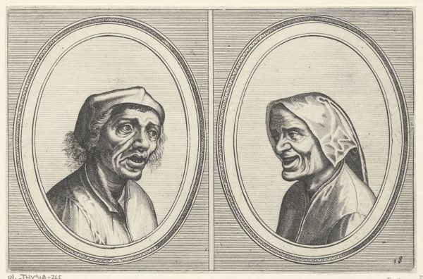 Doetechum, Johannes of Lucas van, (printmaker), Goê Geurtjen and Kribbige Babbe