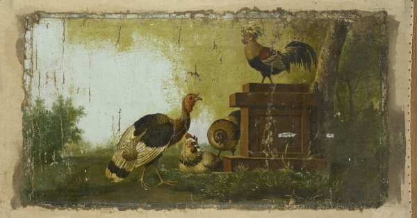 anonymous, Decorative Piece with Poultry