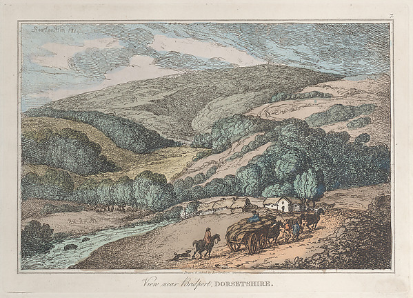 Thomas Rowlandson, View near Bridport, Dorsetshire