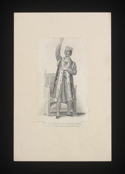 Thomas Charles Wageman, Mr Macready, as King John