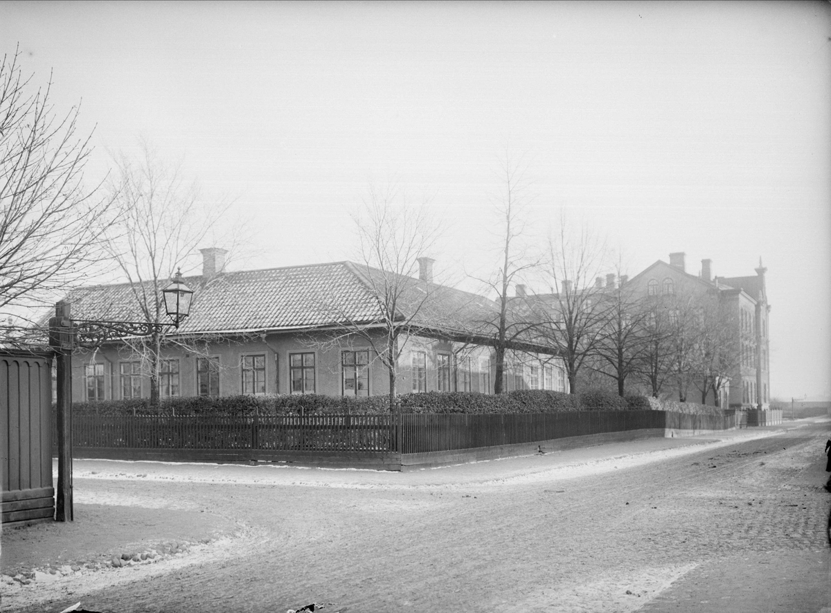 Alfred Dahlgren, Kungsängsskolan, kvarteret Högne, Dragarbrunnsgatan - Kålsängsgränd, Uppsala 1901 -1902