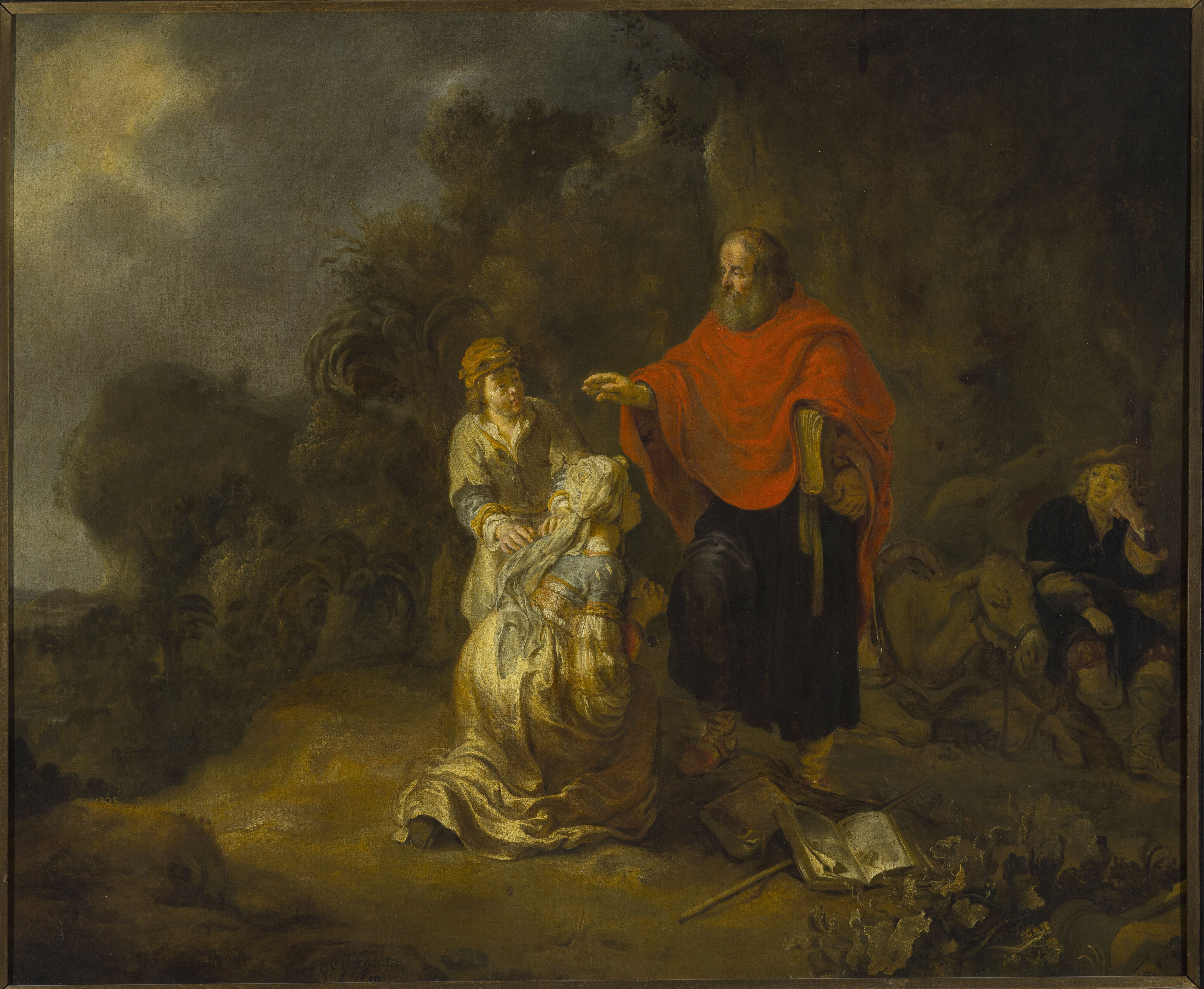 Gerbrand van den Eeckhout, Prophet Elisha and the Shunammite woman on Mt. Carmel