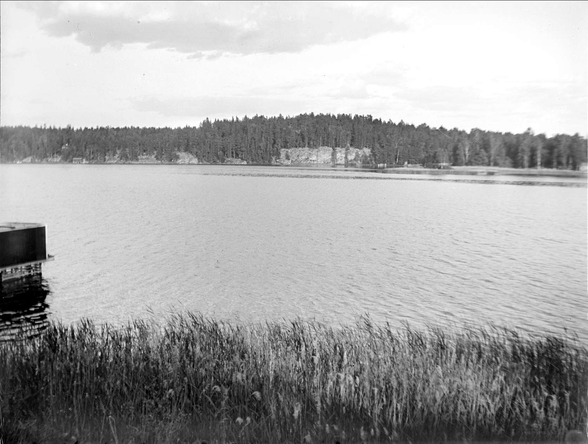 August Fredrik Schagerström, Sjön Trehörningen, Funbo socken, Uppland juni 1934