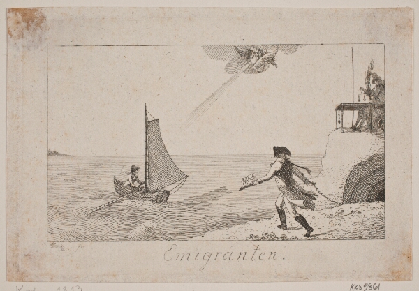 Gerhard Ludvig Lahde, Emigranten