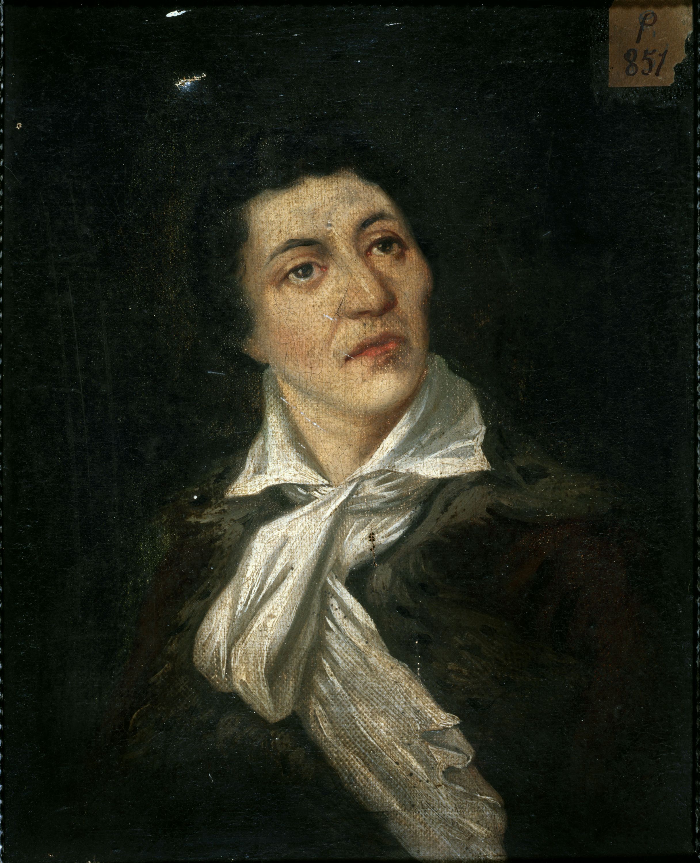 Anonyme, Portrait de Jean-Paul Marat (1743-1793), publiciste et homme politique.