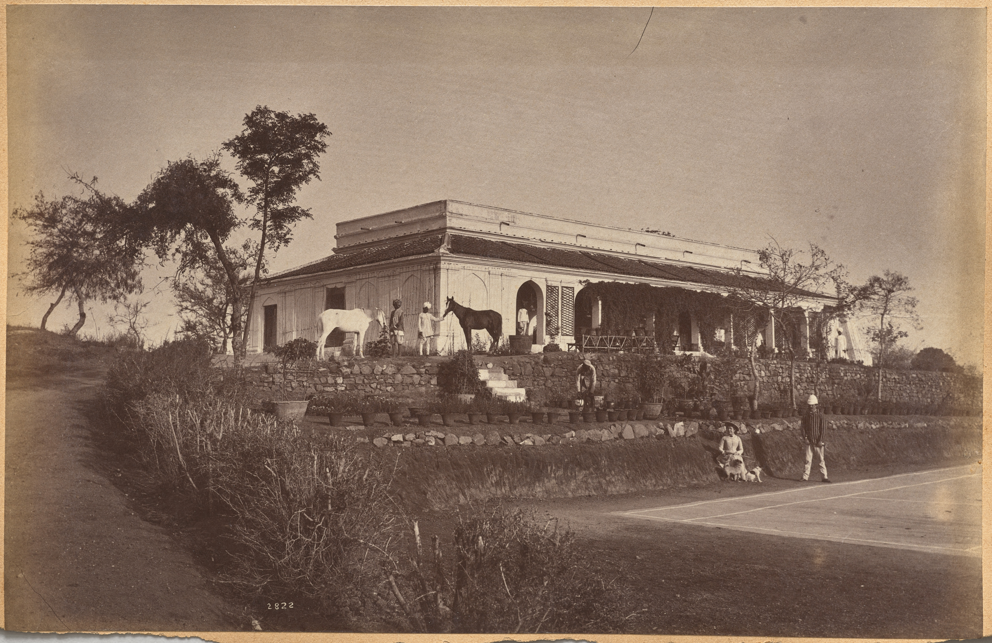 Raja Deen Dayal, Untitled (verso, bottom)
