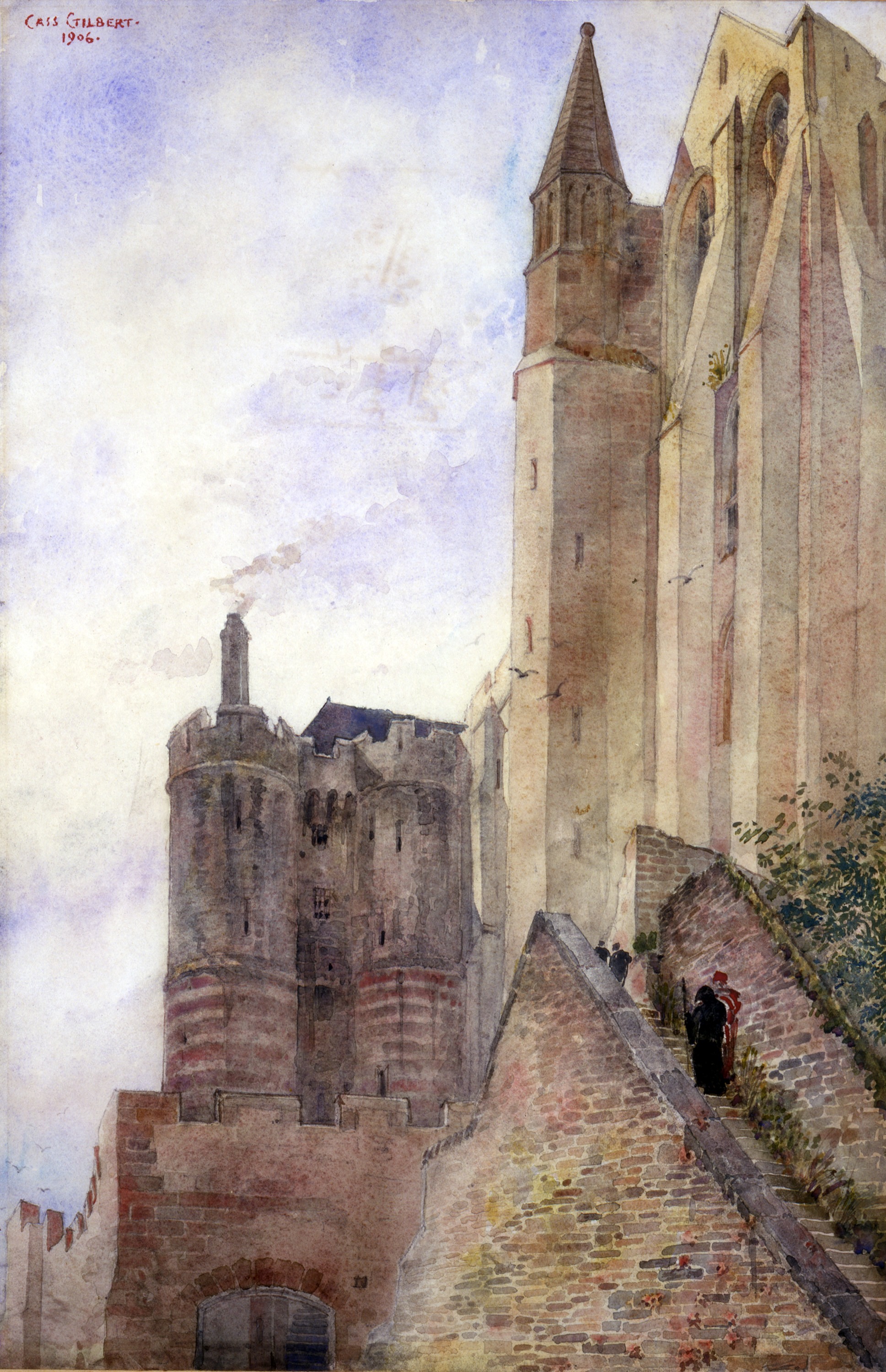 Cass Gilbert, Mont Saint Michel, France