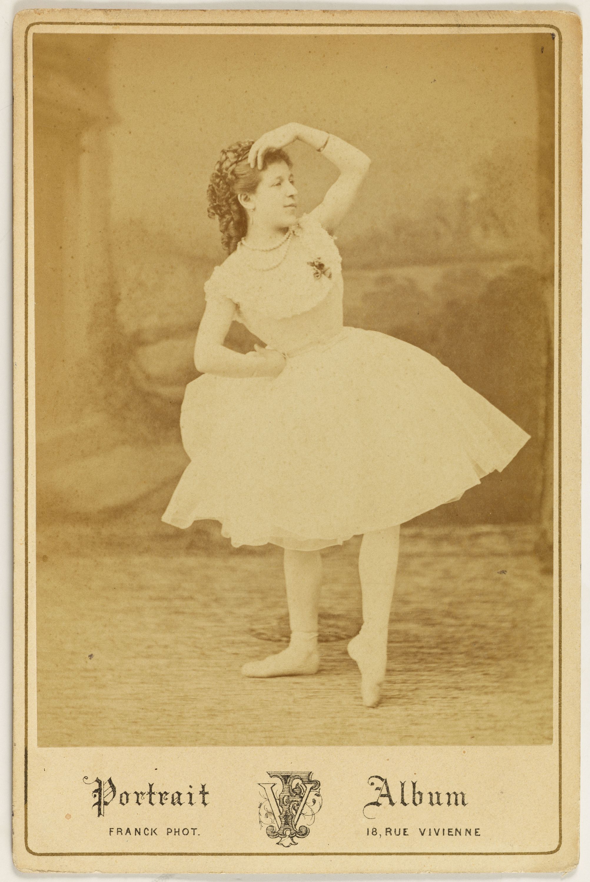 Franck, Portrait de Béchade, danseuse
