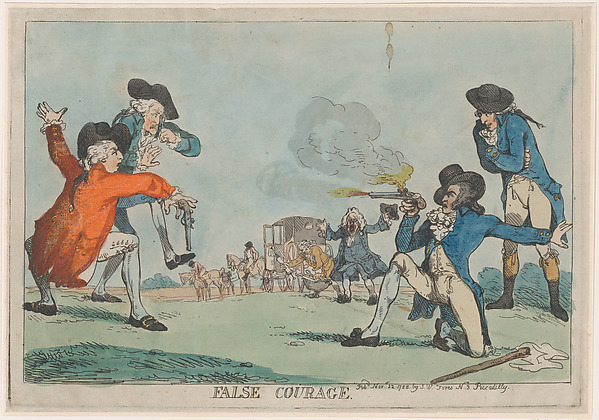 Thomas Rowlandson, False Courage