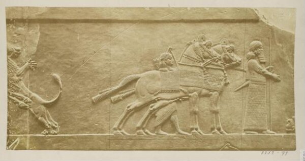 Unknown, Assyrian relief depicting horses and warriors, British Museum, London
